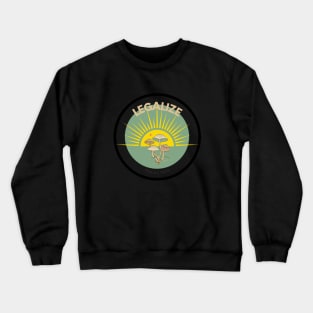 Trippy Mushroom Crewneck Sweatshirt